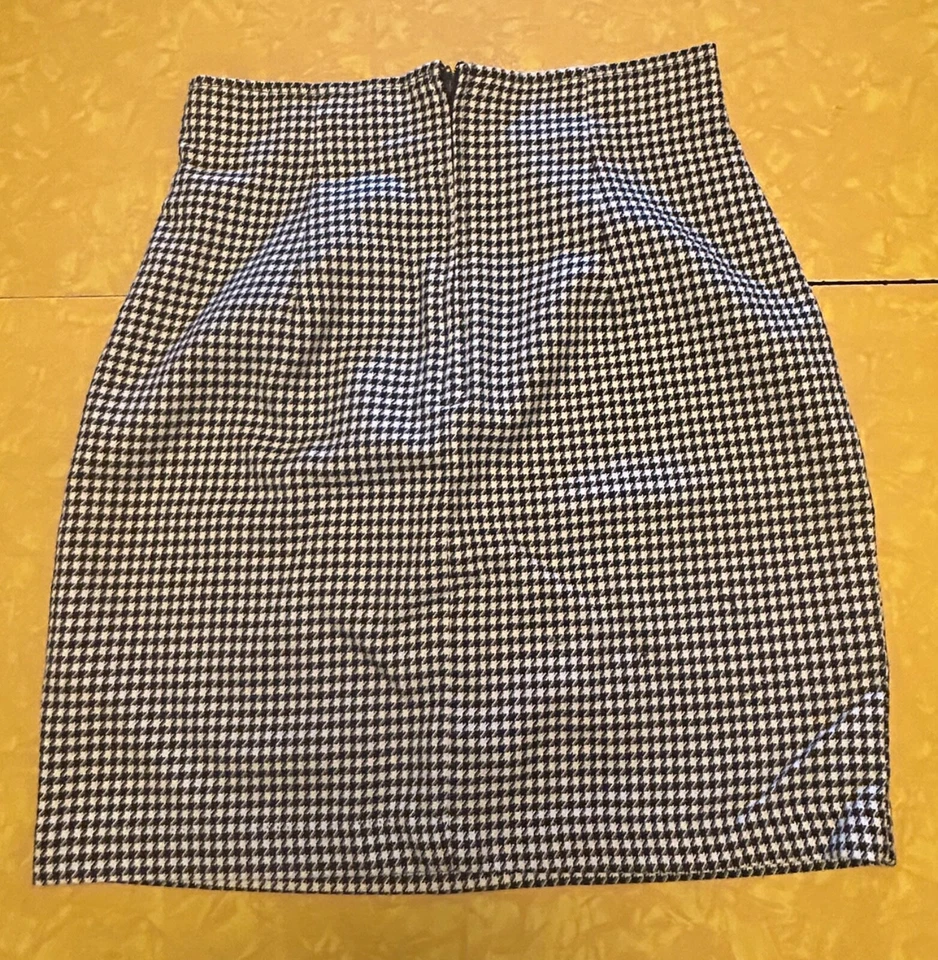 Винтажная юбка-карандаш 90-х Paris Blues Houndstooth размер 7 - Изображение 2 из 4