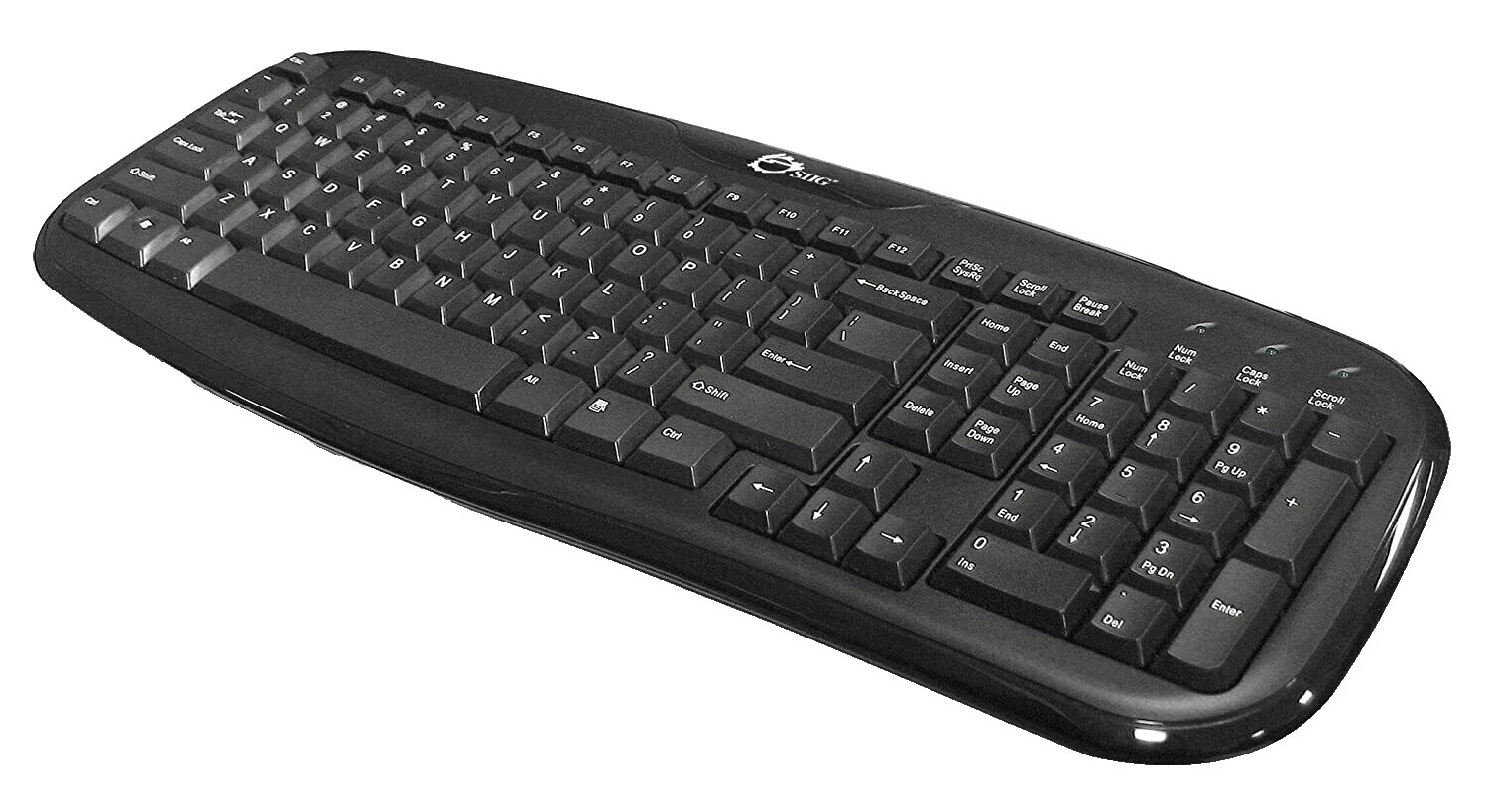 Los teclados de ordenador con cable SIIG inglés y teclados