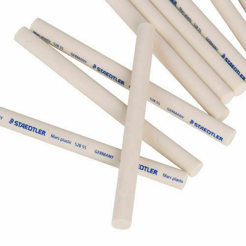 10PCS Staedtler Plastic 528 55 Eraser Refill For 528 50 Holder Replacement vee - Picture 2 of 3