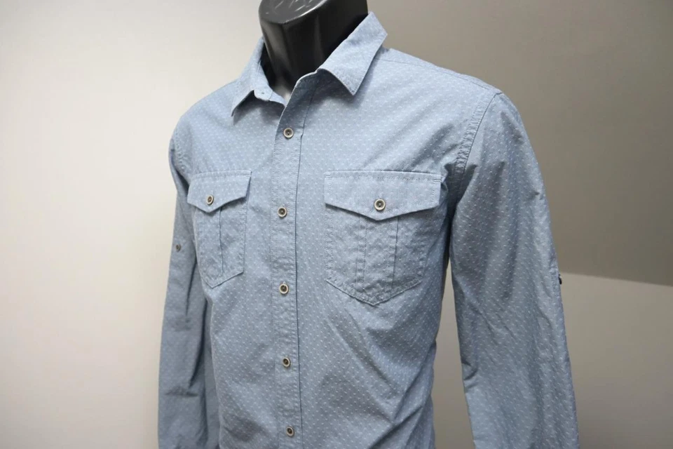 Prana Breathe Camp Shirt Button Up Mountain Hiking Mens Sz Small - Image 3 of 4