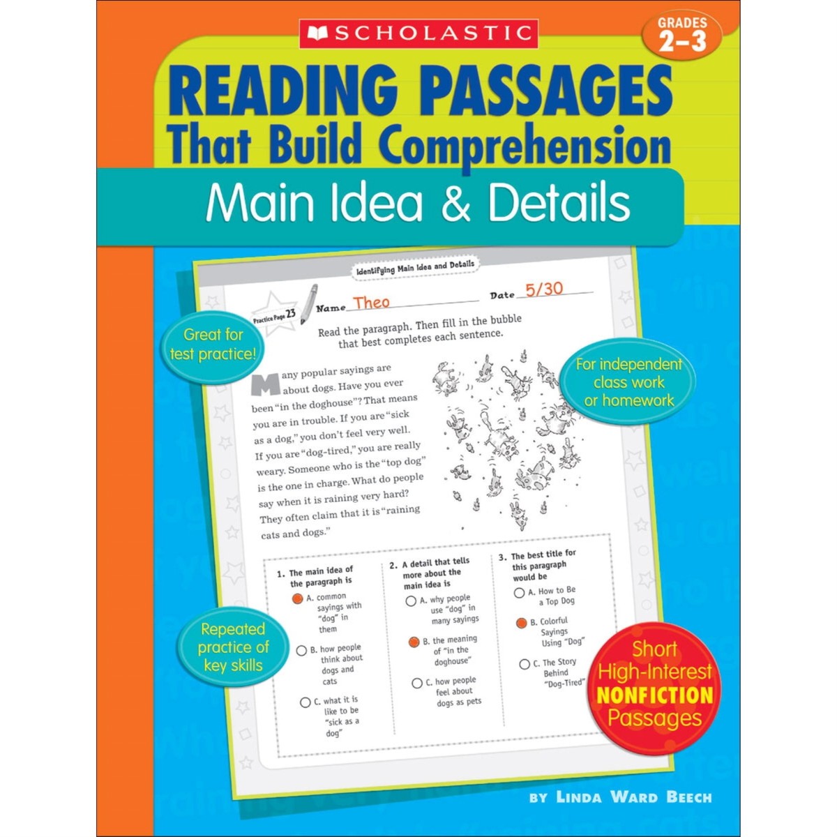 Scholastic Reading Passages that Build Comprehension, Main Idea and Details  | eBay