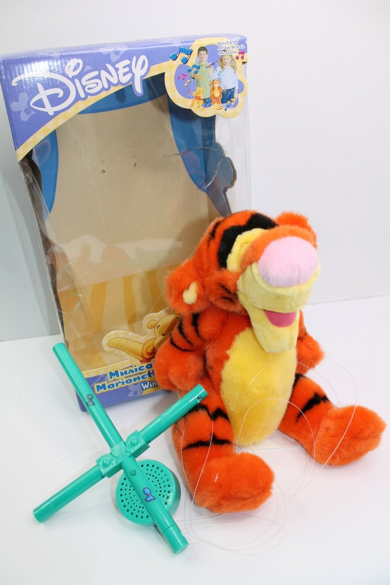 RARE Disney Musical Marionette- 12” Tigger Plush -Winnie The Pooh