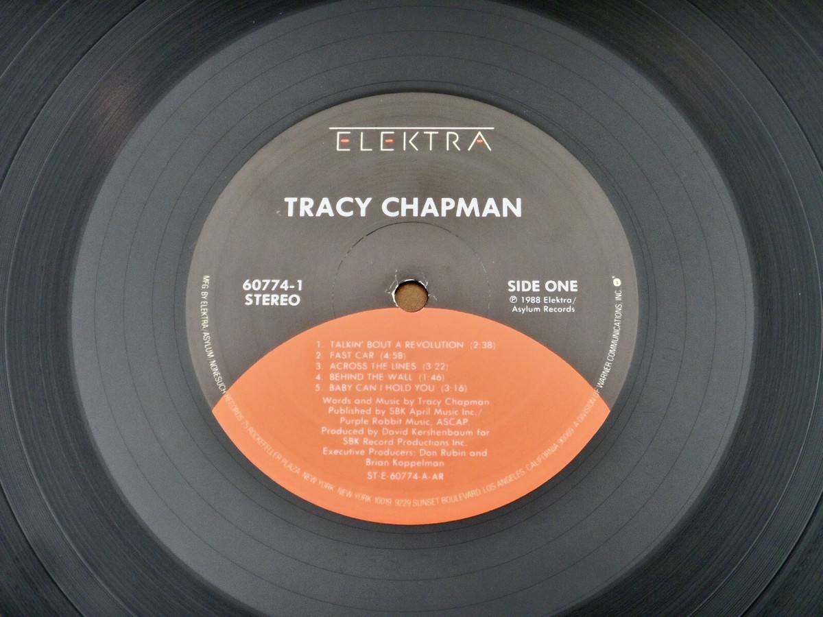 ♫ Tracy Chapman S/T Debut ♫ Rare 1988 Elektra Records Original