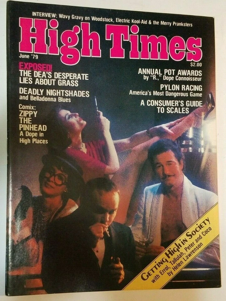 HIGH TIMES GETTING HIGH VINTAGE JUNE 1979 MARIJUANA MAGAZINE NOS WEED 420 N/M