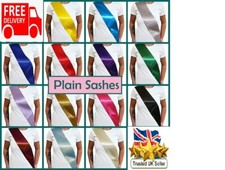 PLAIN / BLANK HEN NIGHT PARTY SASHES - CREATE YOUR OWN SASH - UNPRINTED SASH