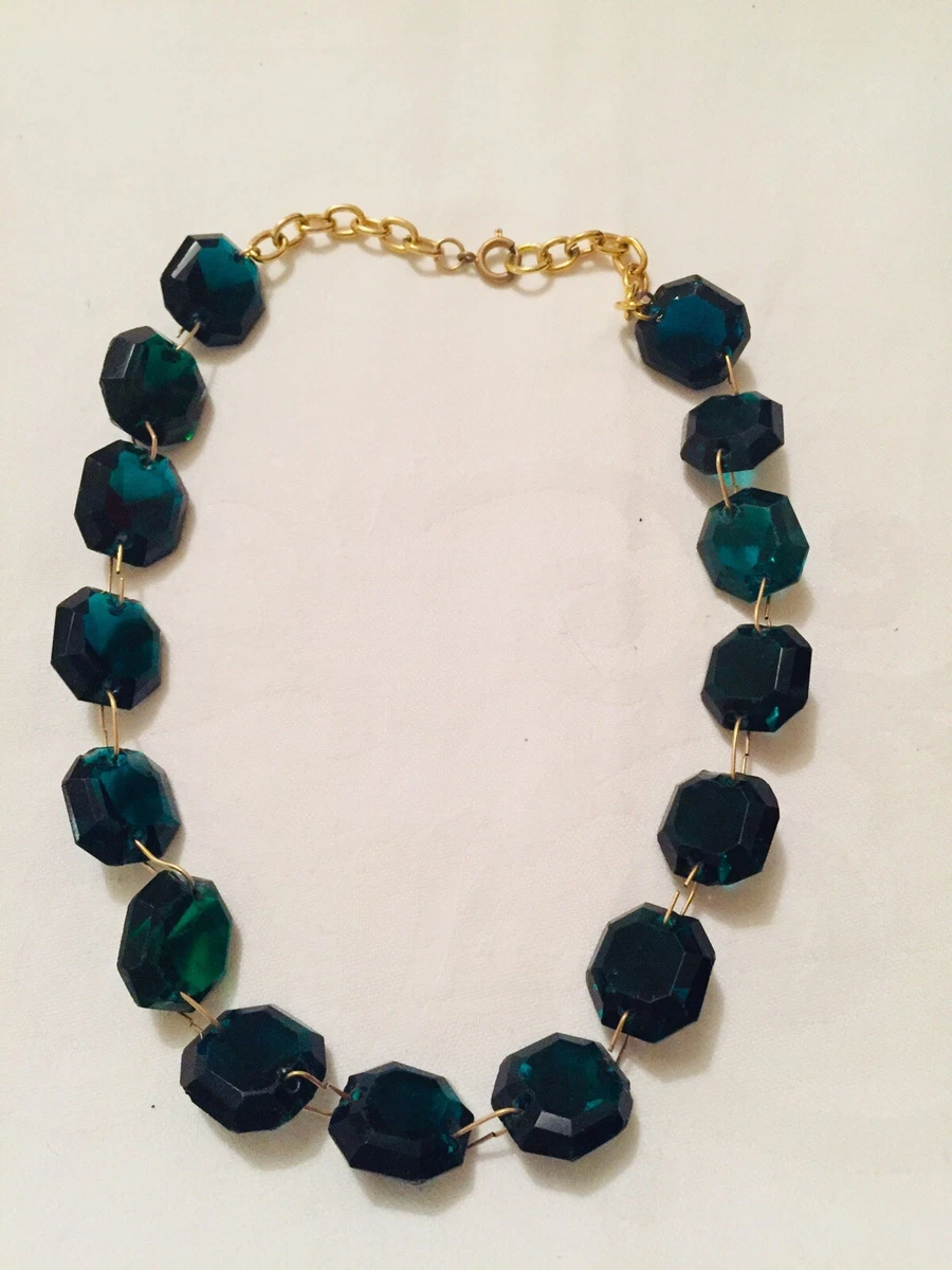 Old store crystal necklace