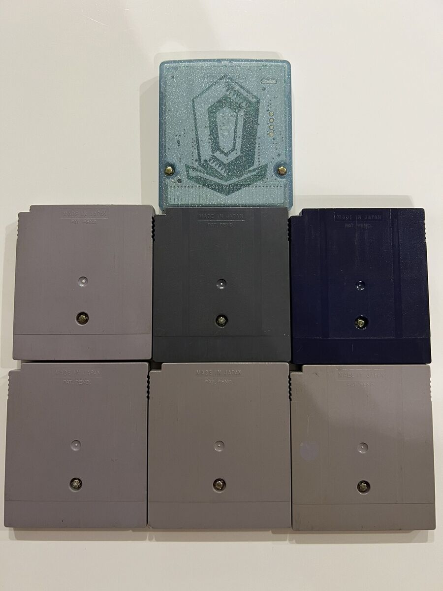 Pokemon Red Blue Yellow Gold Silver Green Version Set of 6 