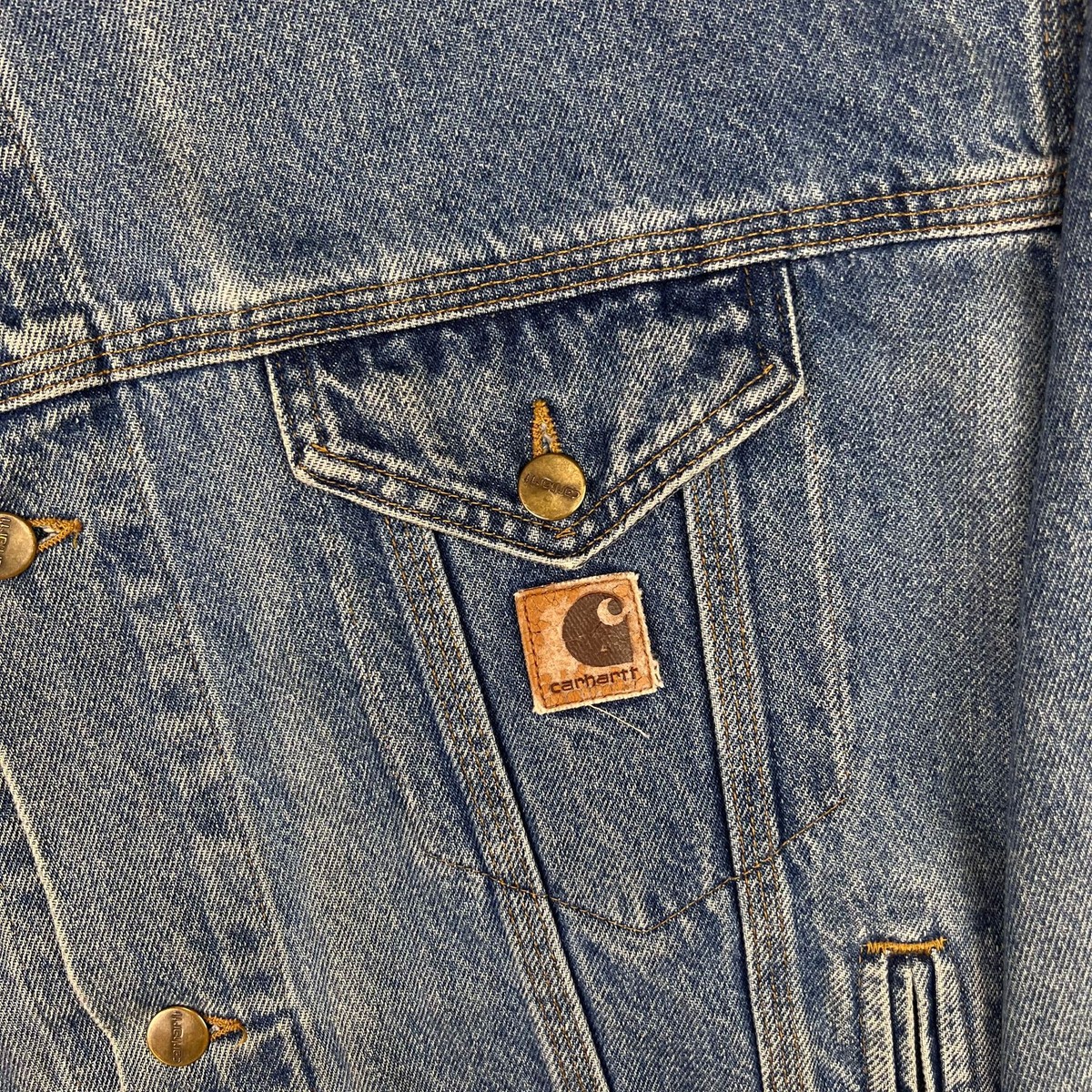 Carhartt USA製 デニム トラッカー ジャケット J12DST Carhartt USA製 デニム トラッカー ジャケット J12DST