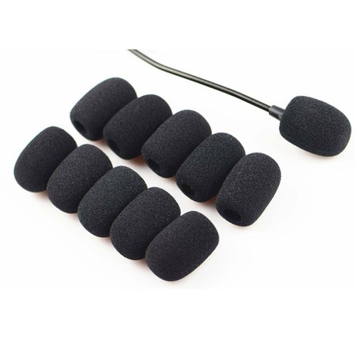 10Pcs Mini Sponge Foam Microphone Headset Sponge Windscreen Mic Cover 6-8mm UK - Picture 12 of 13