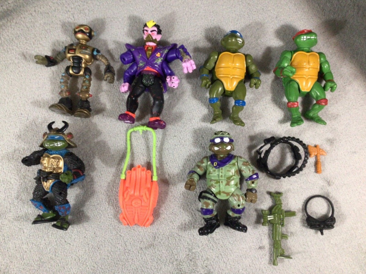 1988-1992 Vintage Teenage Mutant Ninja Turtles & Villains
