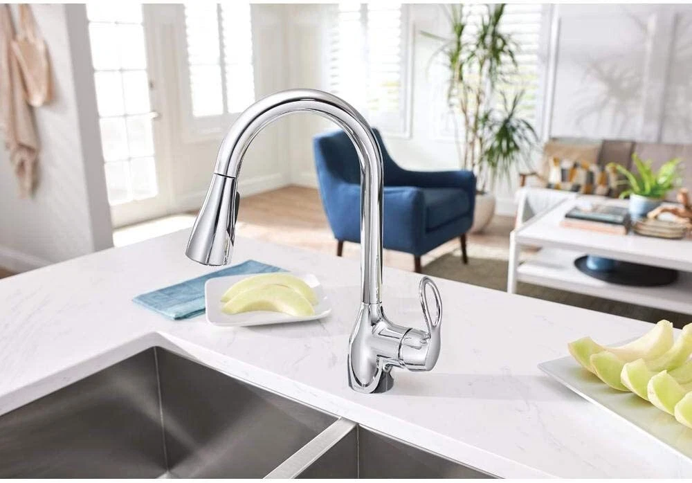 MOEN Kaden SingleHandle PullDown Sprayer Kitchen Faucet, 58 OFF