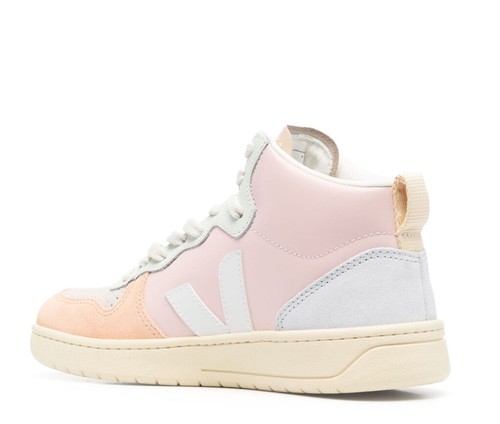 VEJA V-15 LEATHER HIGH-TOP SNEAKERS DAMEN SCHUHE VQ0203142A - Bild 3 von 5