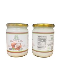 ISLAND PURE COCONUT OIL VIRGIN UNREFINED COLD PRESSED ORGANIC 2 JAR 500 ML EACH