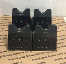 LOT OF 4 JABRA Engage 65 WHB051BS Wireless Headset Charging Base Only