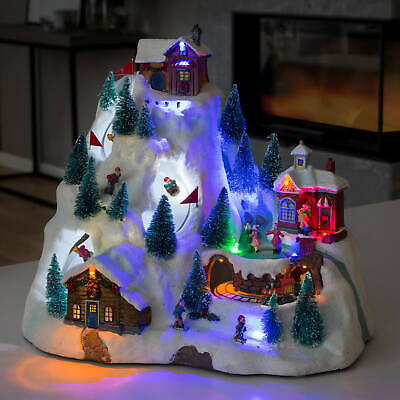 Konstsmide LED Weihnachts Szenerie Leucht Deko Animation Musik Batterie  Trafo | eBay