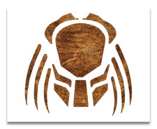 Predator Stencil - Reusable Color, Draw, Paint Custom Wall Stencil Art