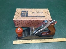 Vintage GREAT NECK Smooth Plane No. G-4 w/ Original Box Giraffe ~ USA