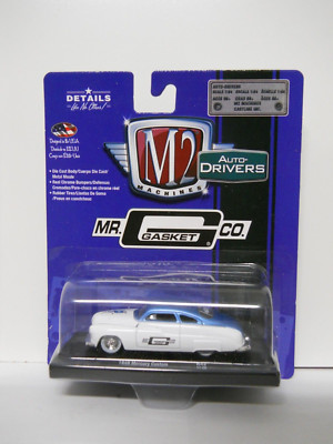 M2 Machines Auto-Drivers 1949 Mercury Custom R42 Mr. Gasket Co. Die Cast Car