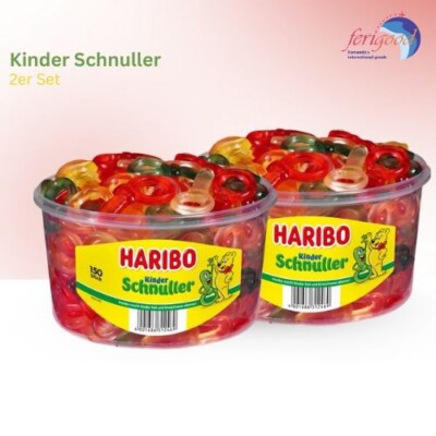 Haribo Kinder-Schnuller 2 x 150 Stk, 2,4kg