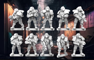 BMT Rogue Trader Style Knifton Marine x10 28mm stargrave starsaga Starfinder