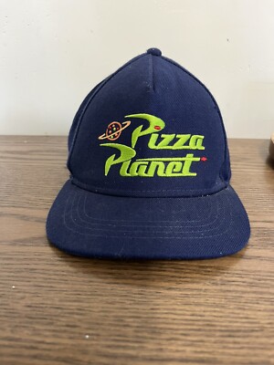 Original Disney Pixar Toy Story Pizza Planet Blue Wool Blend Hat Kids Size 