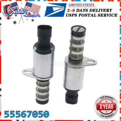 2x Variable Valve Timing Solenoid for Chevy Astra Aveo 5 Cruze Pontiac 55567050