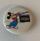 Vintage The Disney Store Mickey Pin Back Button Cast Member Exclusive. Rare