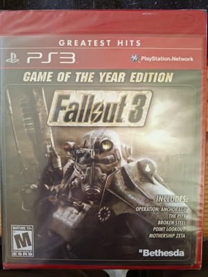 Fallout 3 Game of the Year Edition Greatest Hits PS3 Playstation 3 NEU & OVP