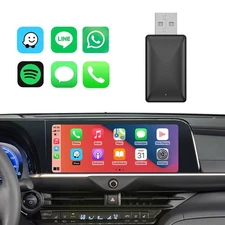 2 in 1 Android Auto Wireless Adapter & Wireless CarPlay Adapter Plug & Play Car