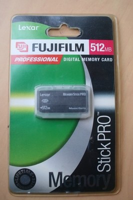 LEXAR MEMORY STICK PRO 512MB SPEICHERKARTE - NEU UND VERSIEGELT
