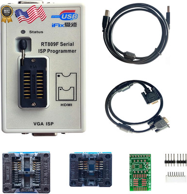 RT809F Programmer NOR MCU Nand VGA LCD ISP Programmer Universal IC Clip Chip