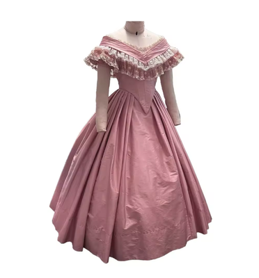 Victorian 1888s Pink/Purple Wedding Dress Queen Victoria Vintage Ball Gowns | eBay Victorian 1888s Pink/Purple Wedding Dress Queen Victoria Vintage Ball Gowns | eBay