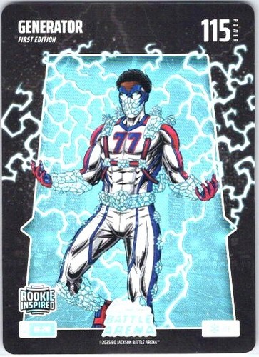 2026 Bo Jackson Battle Arena Generator Rookie 1st Edition Ice Battlefoil