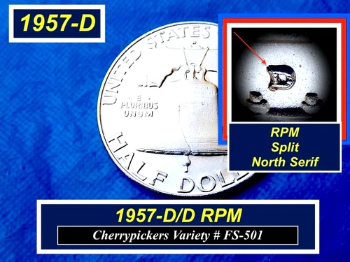 🌕1957-D/D  Franklin RPM  ➫  FS-501 — Cherrypickers  ➫  Lustrous  "BU"  ➫ 157Dd