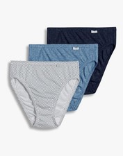 Jockey Multi Elance Cotton French Cut 3-Pack Panties Size 8