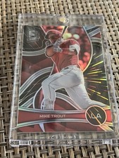 2022 Panini Chronicles - Spectra Mike Trout #98 Hyper Prizm /75