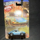 Hot Wheels Silver Series Porsche 911 1971 Blue Diecast Car 1:64 Vintage Club