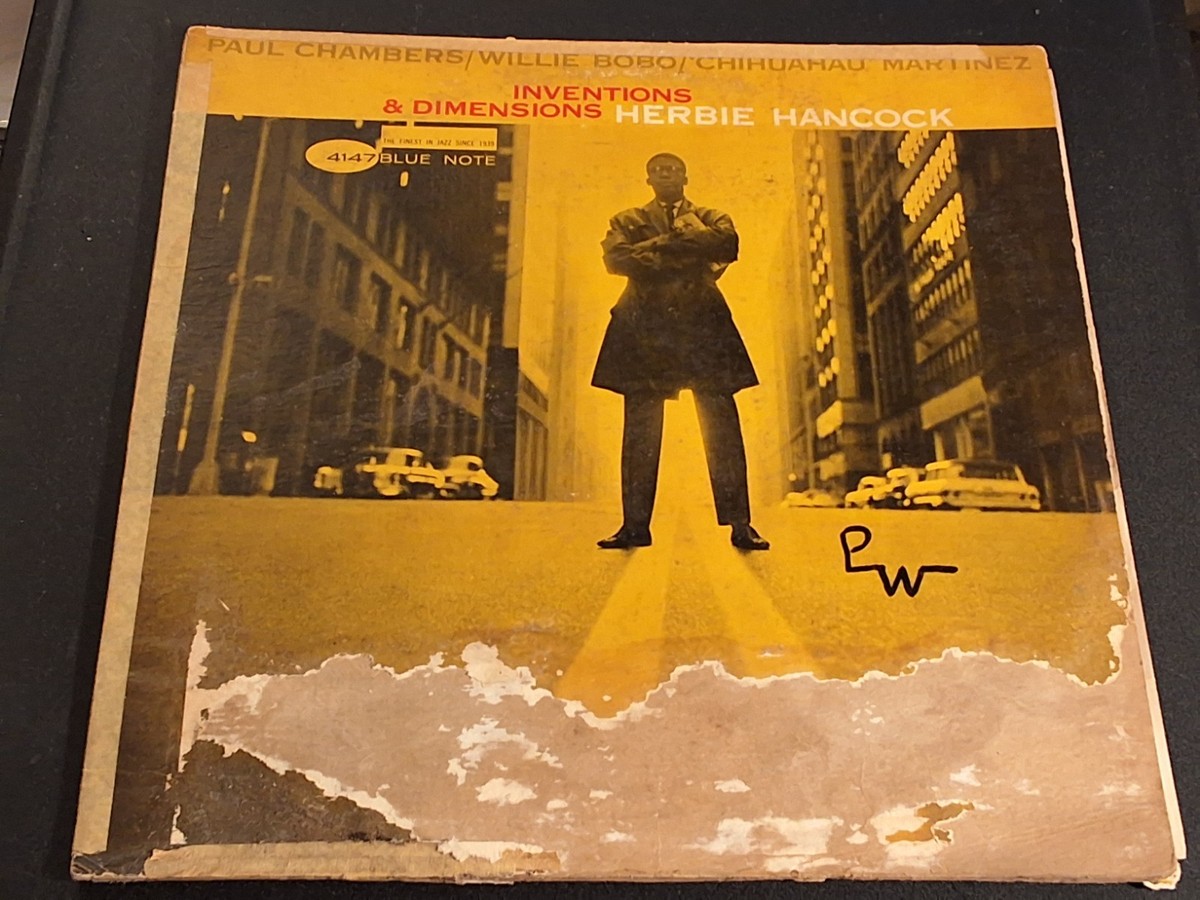HERBIE HANCOCK INVENTIONS AND DIMENSIONS RECORD ALBUM '64