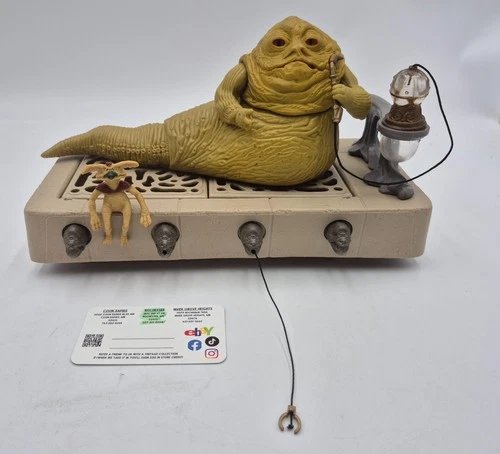 Vintage Kenner Star Wars 1983 Jabba The Hutt Playset COMPLETE Figure Toy USA COO
