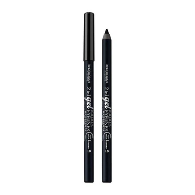 Deborah Milano 2IN1 Gel Kajal e Eyeliner Matita Occhi Waterproof 01 Nera