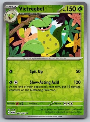 Victreebel Reverse Holo 071/165 SV: Scarlet & Violet 151 Uncommon MP