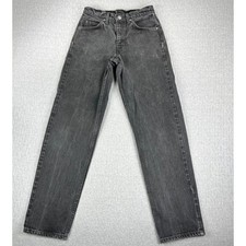 Vintage Levi 550 orange tab Jeans Kids Youth JR 29X32 Fits 26X31 Black Relaxed