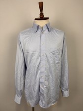 ETON Classic 100 Cotton Solid Formal Dress Shirt Sz 42