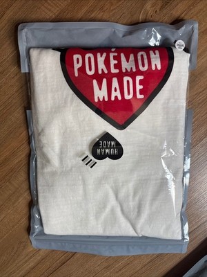 HUMAN MADE x Pokemon MADE GRAPHIC T-SHIRT RED Pikachu white | eBay