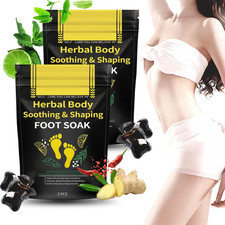 10PCS Herbal Body Detox Foot Soak Beads, Detox  Shaping Cleansing for Men and W