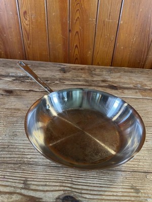 Emeril All-CLAD 10 Inch Skillet Stainless Steel Copper Core Saute Fry Pan No Lid