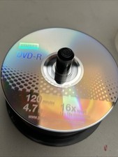Staples 43-Pack Blank DVD-R Recordable Discs 16x Speed 4.7GB 120 Min Open Spindl