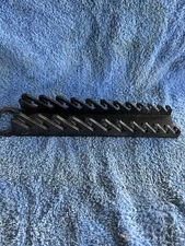 Wrench Holder Organizer, Black Plastic