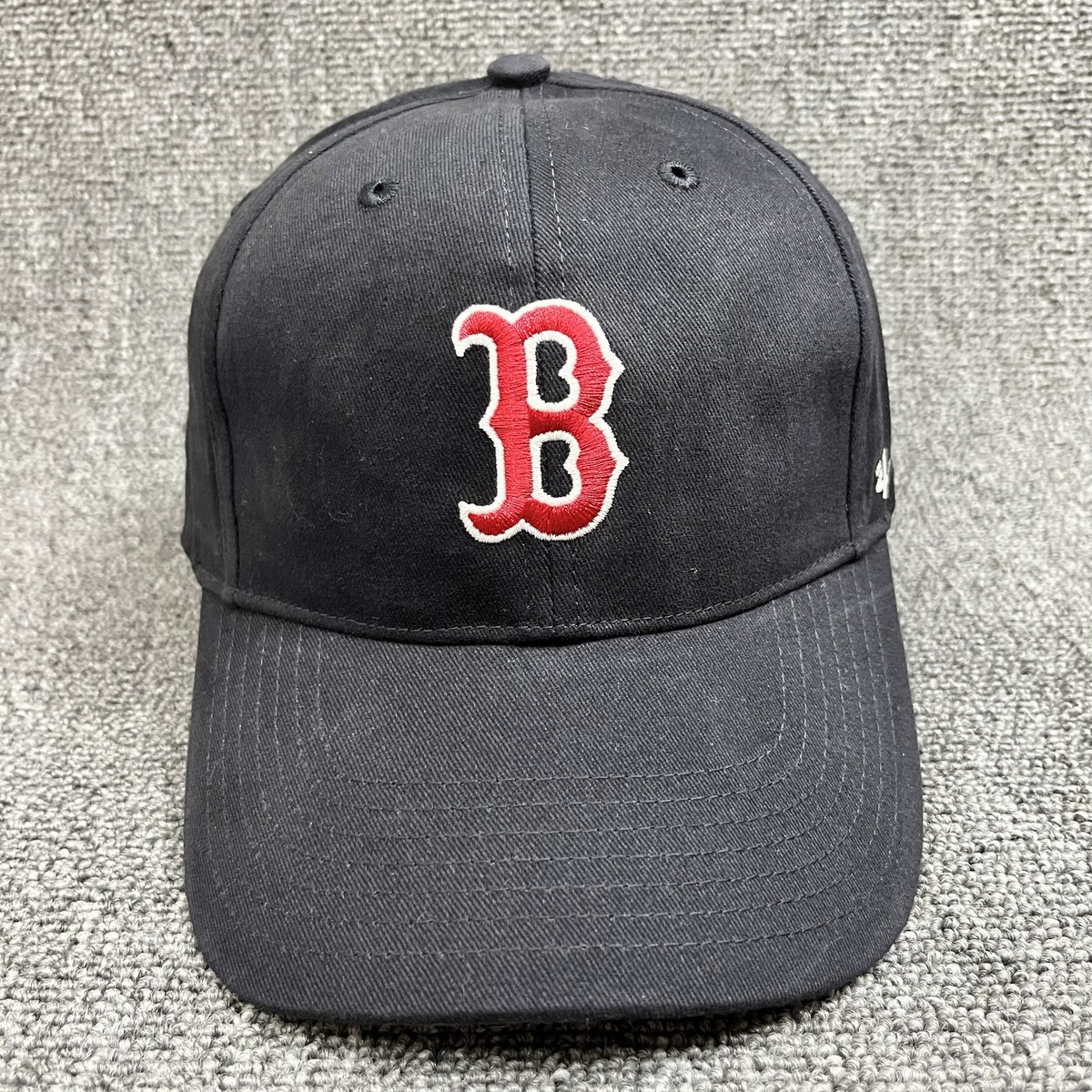 Boston Red Sox '47 Brand MVP Kids Youth Black Adjustable Hat Hook-and-loop Strap