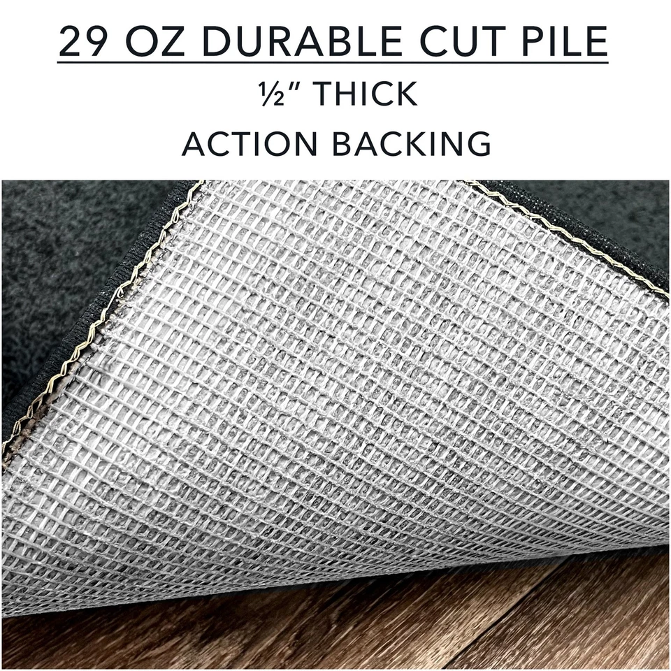 Koeckritz Modern Soft Black Area Rug – Rugs for Living Room, Bedroom, Home Décor - Image 3 of 4